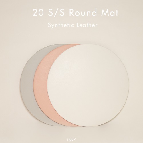 20 S/S INNO Leather Round Mat