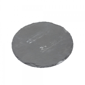 Candle Plate Round Slate (Large)