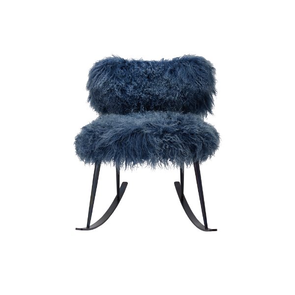 [Floor Sample]  Nuvola Rocking Chair Blue