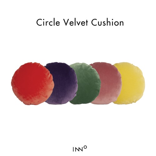 Circle Velvet Cushion