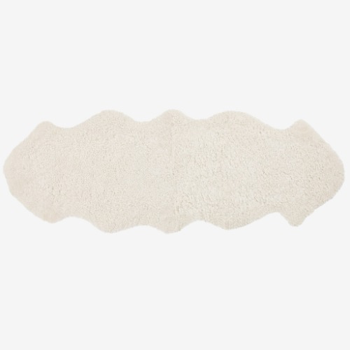 [Natures Collection]  New Zealand Sheepskin Short Wool Wide Rug 180x60 cm